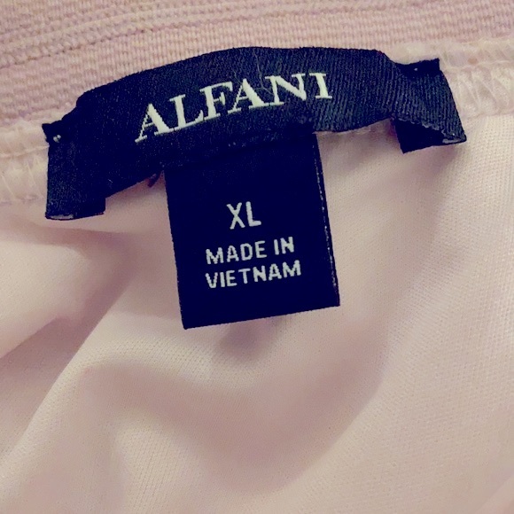 ALFANI mesh midi skirt Pink XL NWT - Picture 3 of 5